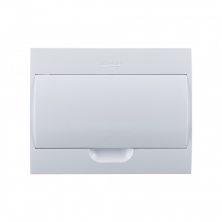 SE EASY 9 Корпус навесной с белой дверью 1ряд/12мод, IP40, IK07, 63А, 2 клеммы