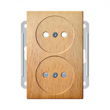 SE Wessen 59 Бук Розетка 2-ая б/з (в сборе, с рамкой)