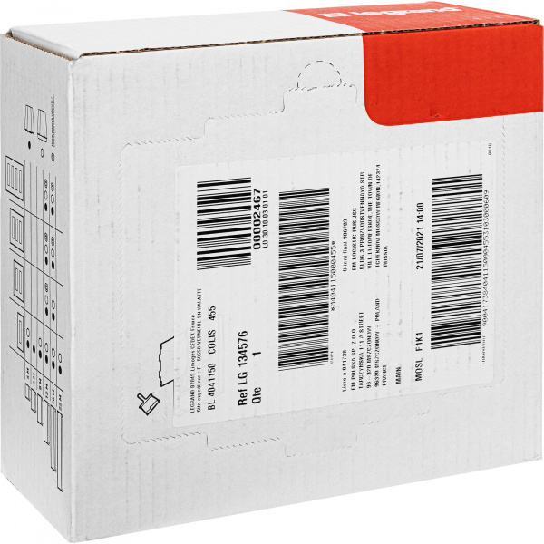 Legrand Practibox S Пластиковый щиток Встраиваемый (в полые стены) 1X6 Дымчатая дверь