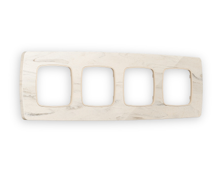 Рамка OMEGA Opera (Серо-бежевый мрамор) 4-ая OF940604