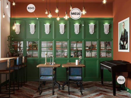 Молдинг MX016, 64х19, 2000мм, Экополимер/13