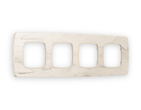 Рамка OMEGA Opera (Серо-бежевый мрамор) 4-ая OF940604