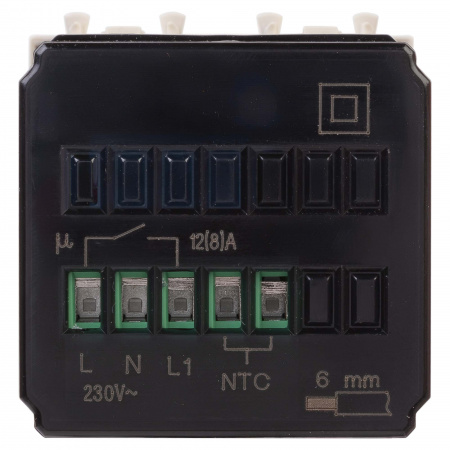 DKC Avanti Ванильная дымка Термостат для теплых полов 2 модуля