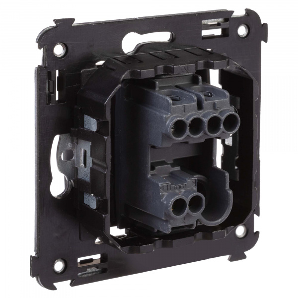 DKC Avanti Черный матовый Переключатель одноклавишный