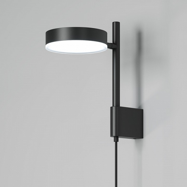 Светильник настенный светодиодный Tobi LED 4000K (черный) 40129/LED черный Elektrostandard Tobi a064592 Светильник настенный светодиодный Tobi LED 4000K (черный) 40129/LED черный Elektrostandard Tobi a064592