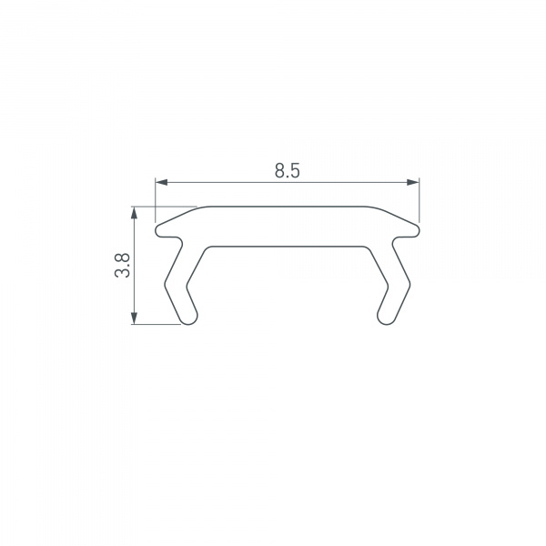 Arlight Экран матовый PIK-3000 OPAL (Пластик)