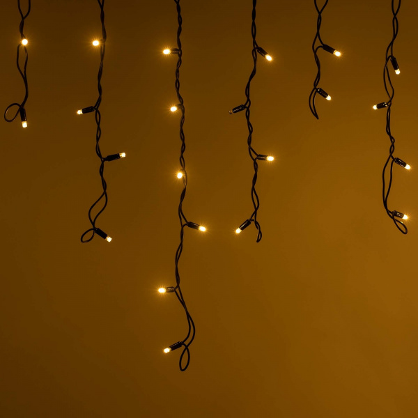 Arlight Светодиодная гирлянда ARD-EDGE-PRO-4000x600-BLACK-128LED-MILK-FLASH Warm/Warm (230V, 8W) (Ardecoled, IP65)