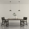 DK5565-BK Cветильник для трека-ремня Belty, серия Flow, со светодиодом, D300*H71мм, 48V DC, 20W, RA90, 120°, 3000K, IP20, черный, алюминий