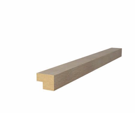 Торцевая рейка 25х19х1350мм, МДФ, ясень тирамису