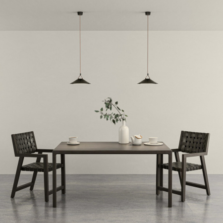 DK5565-BK Cветильник для трека-ремня Belty, серия Flow, со светодиодом, D300*H71мм, 48V DC, 20W, RA90, 120°, 3000K, IP20, черный, алюминий