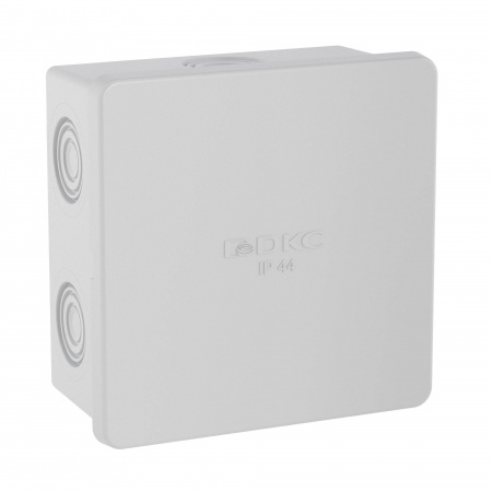DKC Коробка ответвит. с 6 кабельными вводами д.20мм, IP44, 80х80х40мм