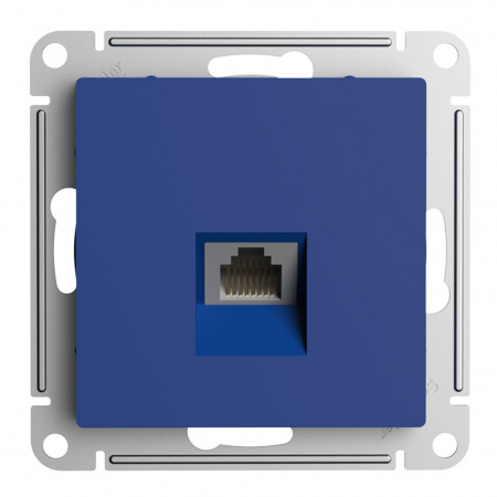 SE AtlasDesign Аквамарин Розетка компьютерная RJ45, кат. 5Е, механизм