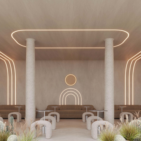 Arlight Профиль FANTOM-BENT-W23-SIDE-2000 ANOD (Алюминий)