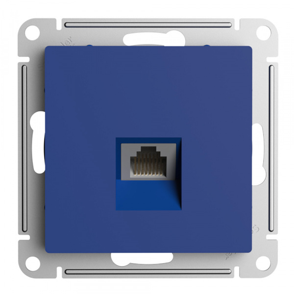 SE AtlasDesign Аквамарин Розетка компьютерная RJ45, кат. 5Е, механизм