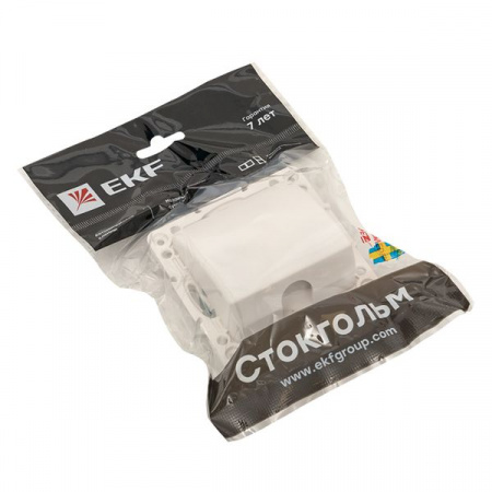EKF PROxima Стокгольм Белый Кабельный вывод