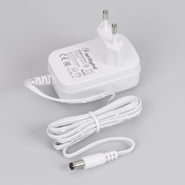 Arlight Блок питания ARDV-12-12WW (12V, 1A, 12W) (Адаптер, 3 года)