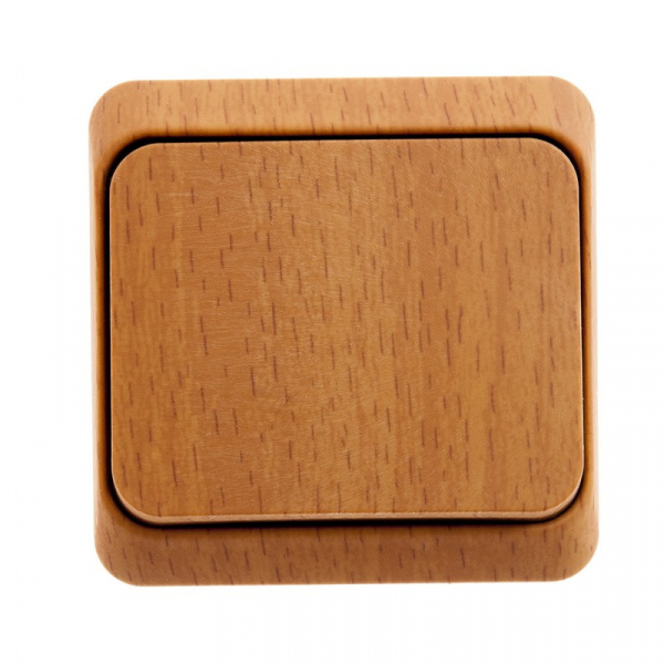 SE Этюд наруж Дача Темный бук Выключатель 1-клавишный(сх.1)