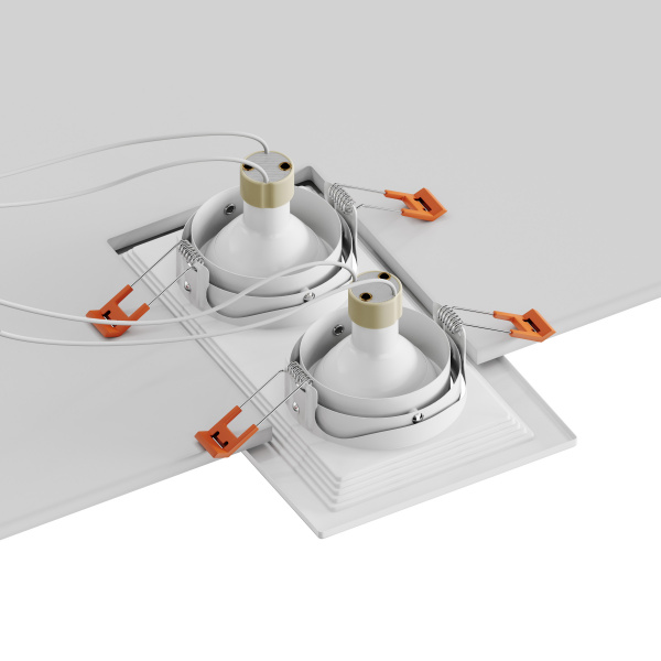 Встраиваемый светильник Hesby Drammen HSBL_0092 IP20,50Вт, GU10, белый