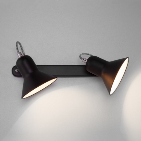 Настенный светильник 20083/2 черный / хром Eurosvet Canotier