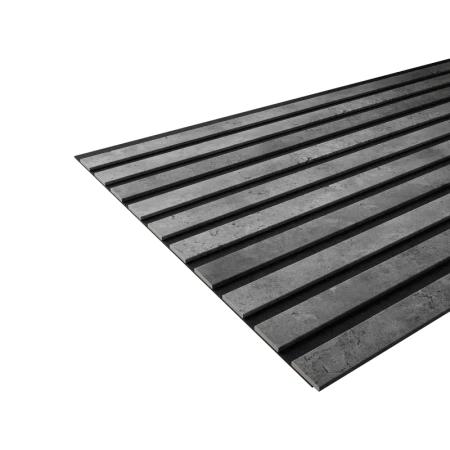 Акустическая панель FLEX Бетон 1200×600 мм рейка 40х6 мм