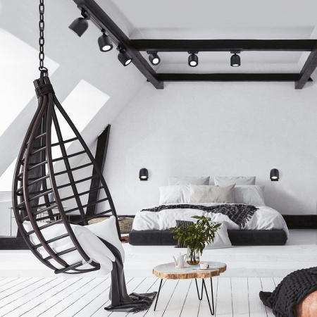 Настенный светильник Ogma GU10 SW MRL 1009 черный Elektrostandard Ogma a047871