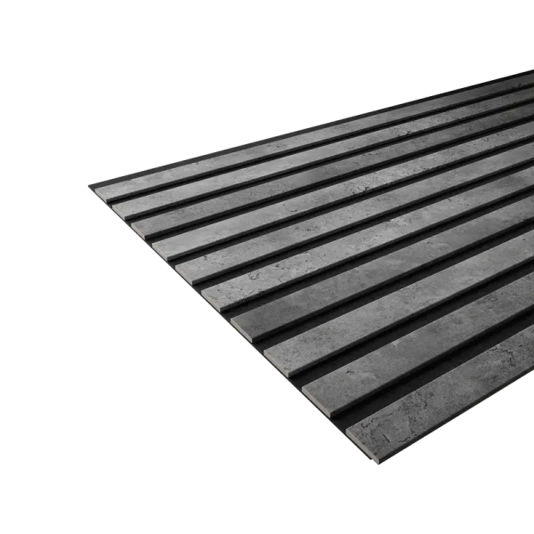 Акустическая панель FLEX Бетон 2750×600 мм рейка 40х6 мм