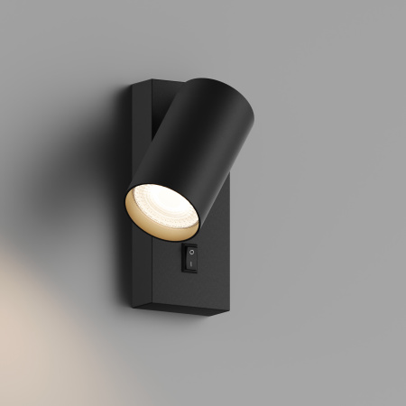 Настенный светильник Edge HSBL_0125 IP20, 35Вт, GU10, черный