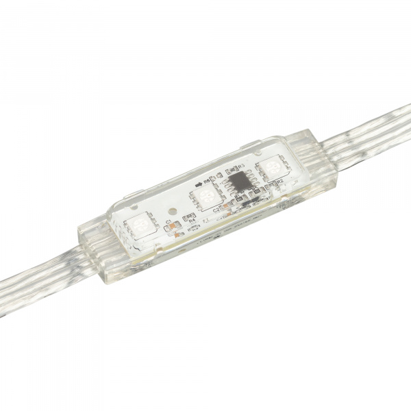 Arlight Модуль управляемый DMX-B3 12V RGB (0.72W, IP68, 140 deg) (Пластик, 3 года)