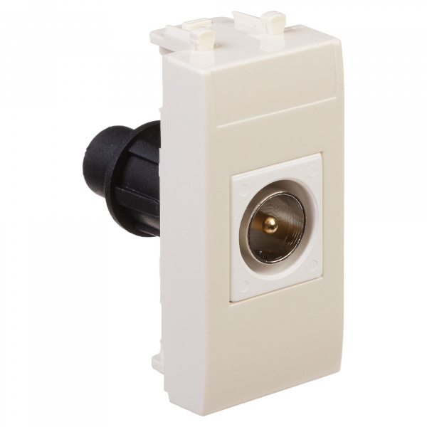 DKC Avanti Ванильная дымка ТВ розетка оконечная 1 модуль