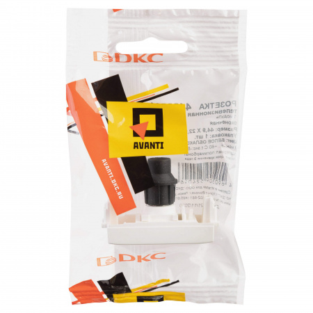 DKC Avanti Белое облако Розетка ТВ оконечная 1 модуль