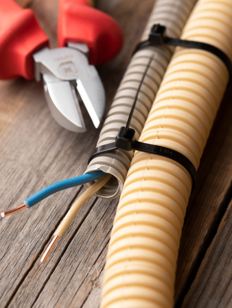 EKF Basic Хомут нейлоновый черный (3,6х140) (100шт.)