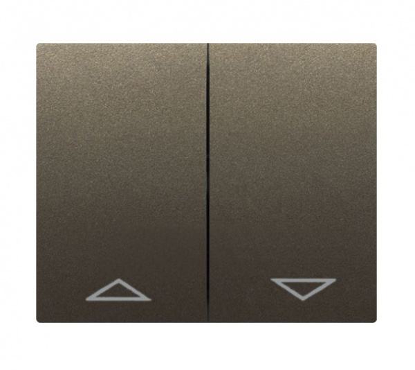 Legrand Galea Life Темная Бронза Клавиша 2-я для жалюзийного выключателя