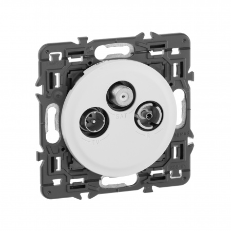 Legrand Celiane Мех TV-FM-SAT розетка единственная 2 мод