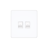 Systeme Electric Systeme Infinity Арктический лед Розетка информационная RJ-45 кат.5e 2-я