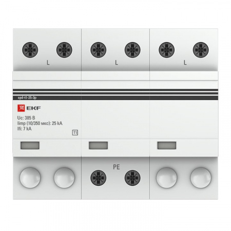 EKF PROxima Устройство защиты от импульсных перенапряжений Тип 1 Iimp 25kA (10/350?s) 3P