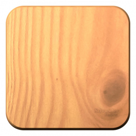 SE Blanca наруж Ясень Переключатель 1-клавишный 10А, 250B, изолир. пластина