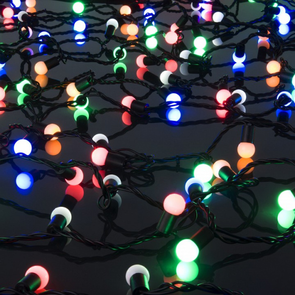 Гирлянда нить с мерцанием 10м IP65 400-103 мульти Eurosvet 400-103