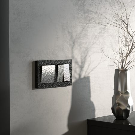 Рамка из поликарбоната на 2 поста Hammer черный W0022408