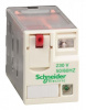 Schneider Electric Промежуточное реле Мини 4ПК,светодиод, слаботочные контакты, 230V AC
