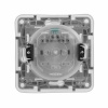 Legrand Etika Белый Розетка с/з, автоматические клеммы, IP44