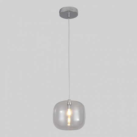 Подвесной светильник со стеклянным плафоном 50129/1 хром Eurosvet Jar