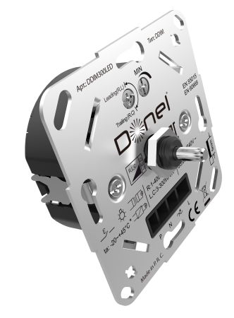 Donel Светорегулятор Triac поворотный, LED, 300 Вт., с доп. входом, серия DDIM, DDIM300LED
