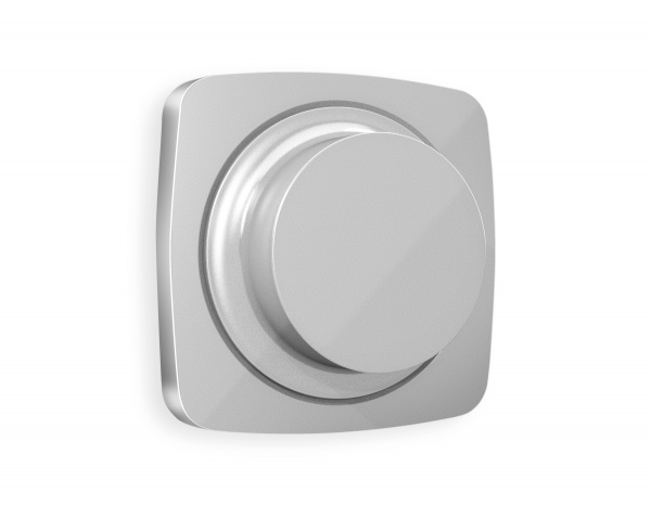 Лицевая панель OMEGA (Серебро глянец) для светорегулятора универсального QUANT OP4055