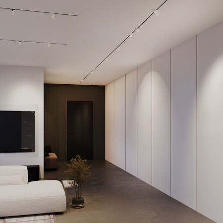 Mini Magnetic Трековый светильник 5W 3000K (белый/черный) 85201/01 Elektrostandard Mini Magnetic a067273