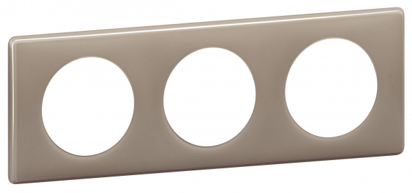 Legrand Celiane Кофейный глянец Рамка 3-я (2+2+2 мод)