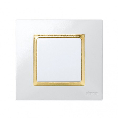 Simon 27 Play Золотая Вставка декоративная для рамок с вырезом под декор