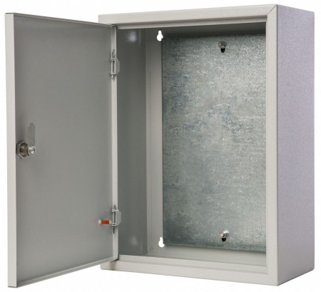 DEKraft Корпус металлический навесной с монтажной панелью, IP31, 400х300х155 DEKraft Корпус металлический навесной с монтажной панелью, IP31, 400х300х155