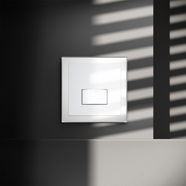 Датчик движения встраиваемый VOLTUM S70, (белый глянцевый)