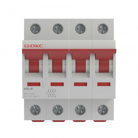 DKC YON max Выключатель нагрузки модульный MSD 4P 40A