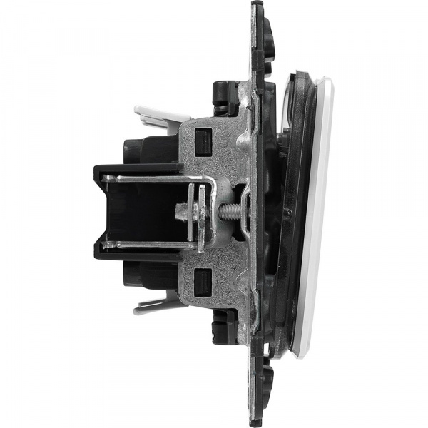 Legrand Valena ALLURE DIY Бел Переключатель 2-клавишный с подсветкой 10А 250В